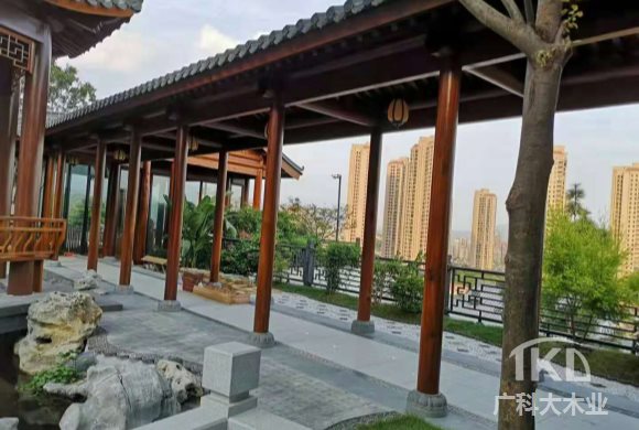 高端硬木走廊 古建走廊北京制作厂家